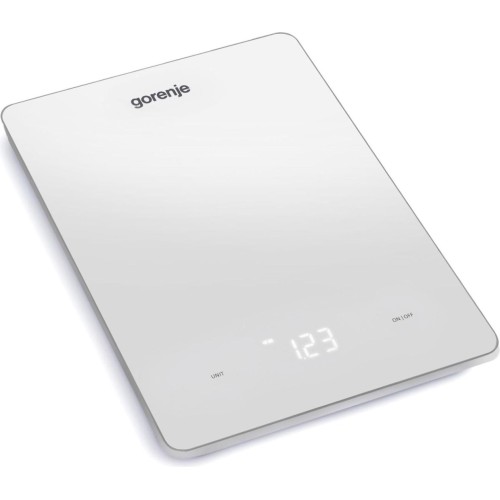 Gorenje KT10LBW White Countertop Rectangle Electronic kitchen scale