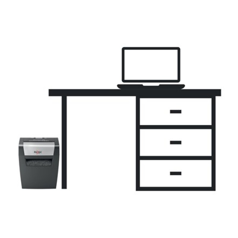 Rexel Momentum X308 paper shredder Particle-cut shredding Black, Grey Rexel Momentum X308 paper shredder Particle-cut shredding Black, Grey