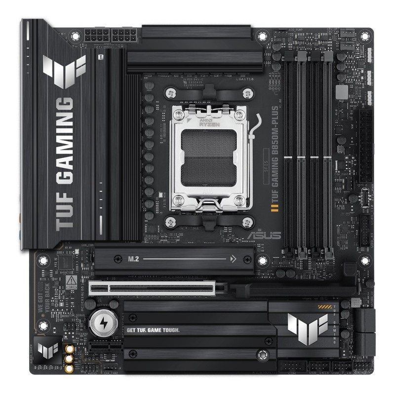 ASUS TUF GAMING B850M-PLUS AMD B850 Socket AM5 micro ATX ASUS TUF GAMING B850M-PLUS AMD B850 Socket AM5 micro ATX