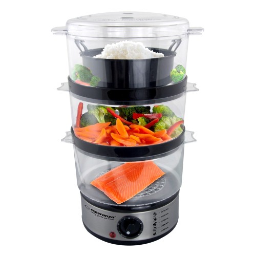 Esperanza EKG009 Steam cooker 3 stainless steel basket (s) 400 W 7.5L Esperanza EKG009 Steam cooker 3 stainless steel basket (s) 400 W 7.5L