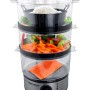 Esperanza EKG009 Steam cooker 3 stainless steel basket (s) 400 W 7.5L