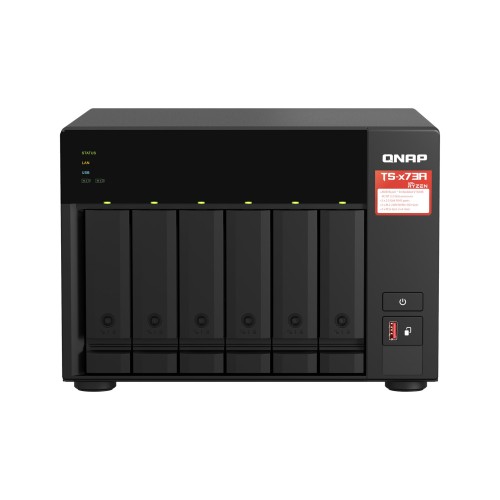 QNAP TS-673A NAS Tower Ryzen Embedded V1500B 8 GB DDR4 0 TB QNAP Turbo System Black QNAP TS-673A NAS Tower Ryzen Embedded V1500B 8 GB DDR4 0 TB QNAP Turbo System Black