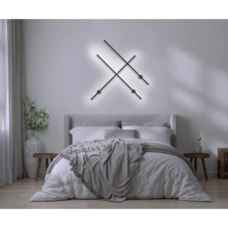 Activejet LED wall lamp AJE-HILTON Black NW Activejet LED wall lamp AJE-HILTON Black NW