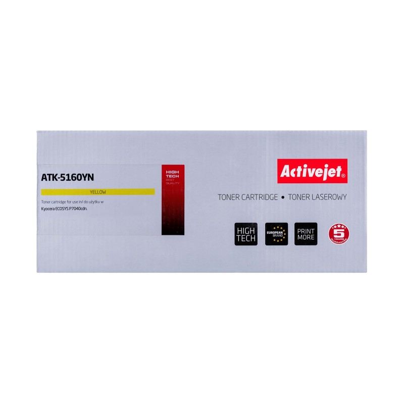 Activejet ATK-5160YN toner (replacement for Kyocera TK-5160Y; Supreme; 12000 pages; yellow)