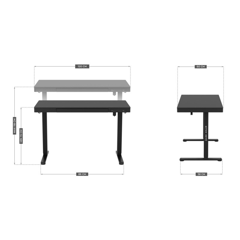 Electric desk MA-Leader 8.2 Black Electric desk MA-Leader 8.2 Black
