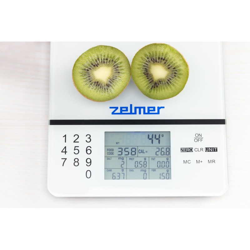 Zelmer ZKS1500N kitchen scale White Electronic kitchen scale Zelmer ZKS1500N kitchen scale White Electronic kitchen scale