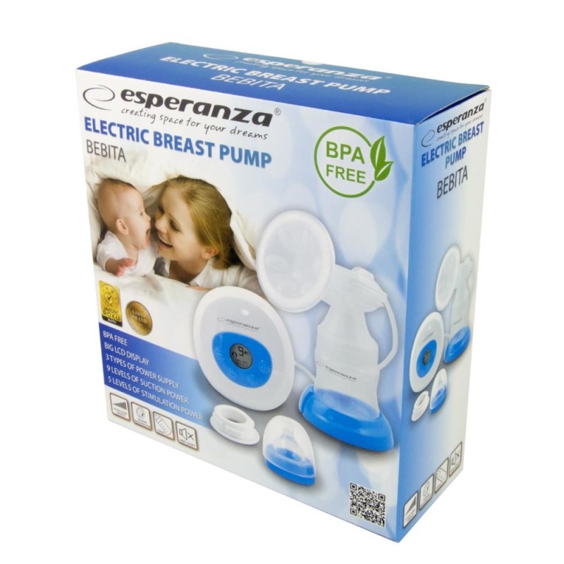 Esperanza ECM001B breast pump 1550 ml Electronic Esperanza ECM001B breast pump 1550 ml Electronic