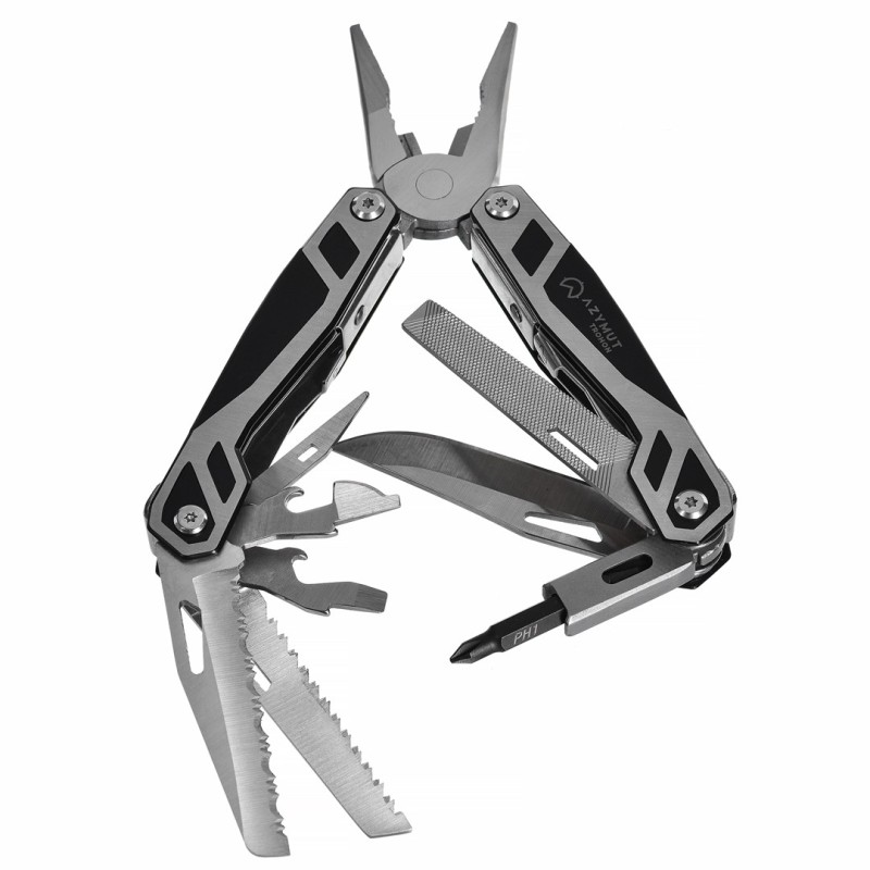 Multitool AZYMUT Trohon - 12 tools + 8 bits + holster (H-P2010121) Multitool AZYMUT Trohon - 12 tools + 8 bits + holster (H-P2010121)