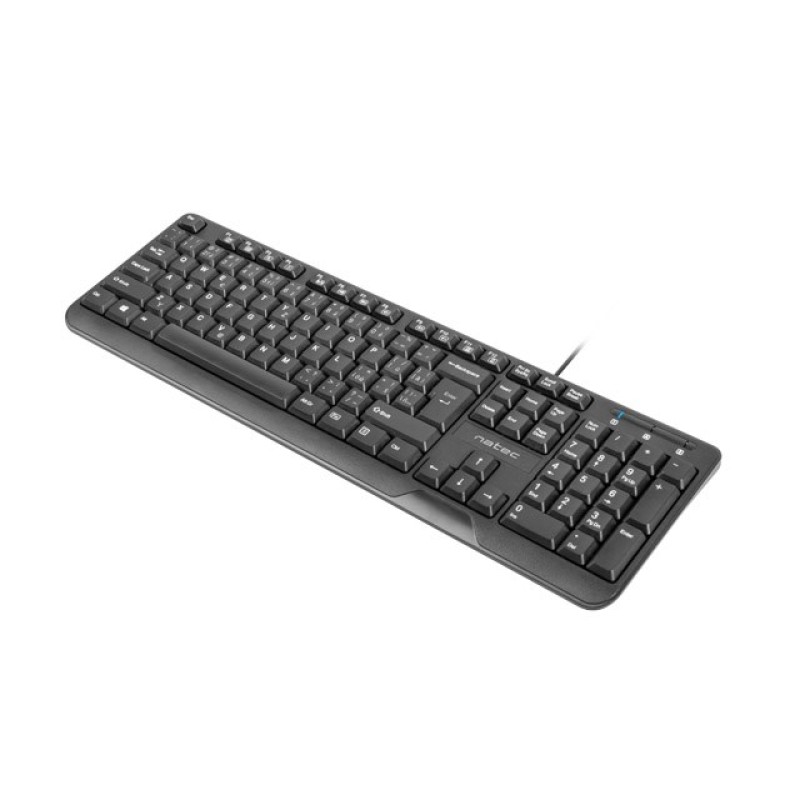 NATEC KEYBOARD TROUT SLIM USB, CZ/SK LAYOUT, BLACK NATEC KEYBOARD TROUT SLIM USB, CZ/SK LAYOUT, BLACK