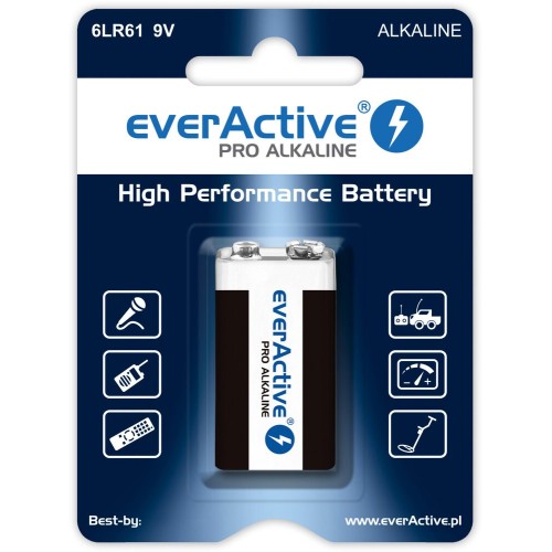 Alkaline battery 6LR61 9V (R9*) everActive Pro Alkaline battery 6LR61 9V (R9*) everActive Pro