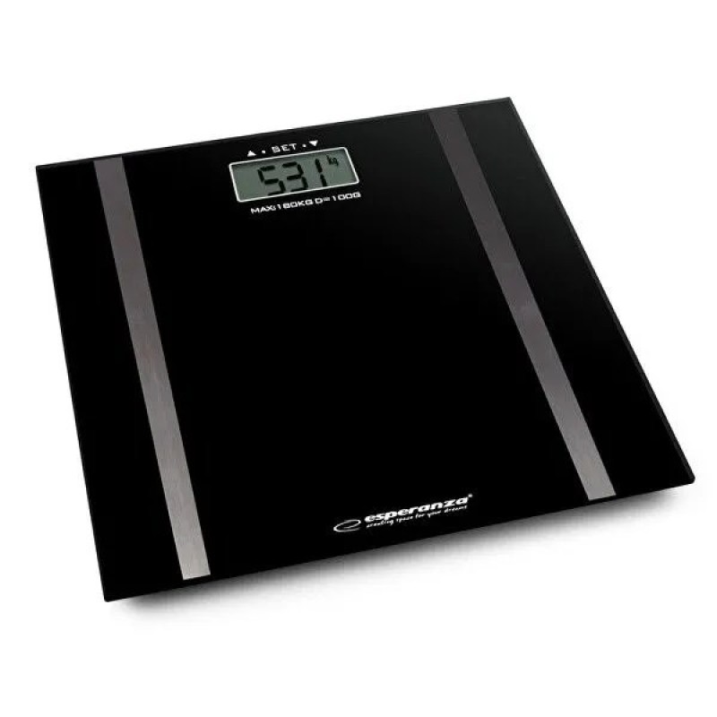 Esperanza EBS018K personal scale Electronic personal scale Rectangle Black Esperanza EBS018K personal scale Electronic personal scale Rectangle Black