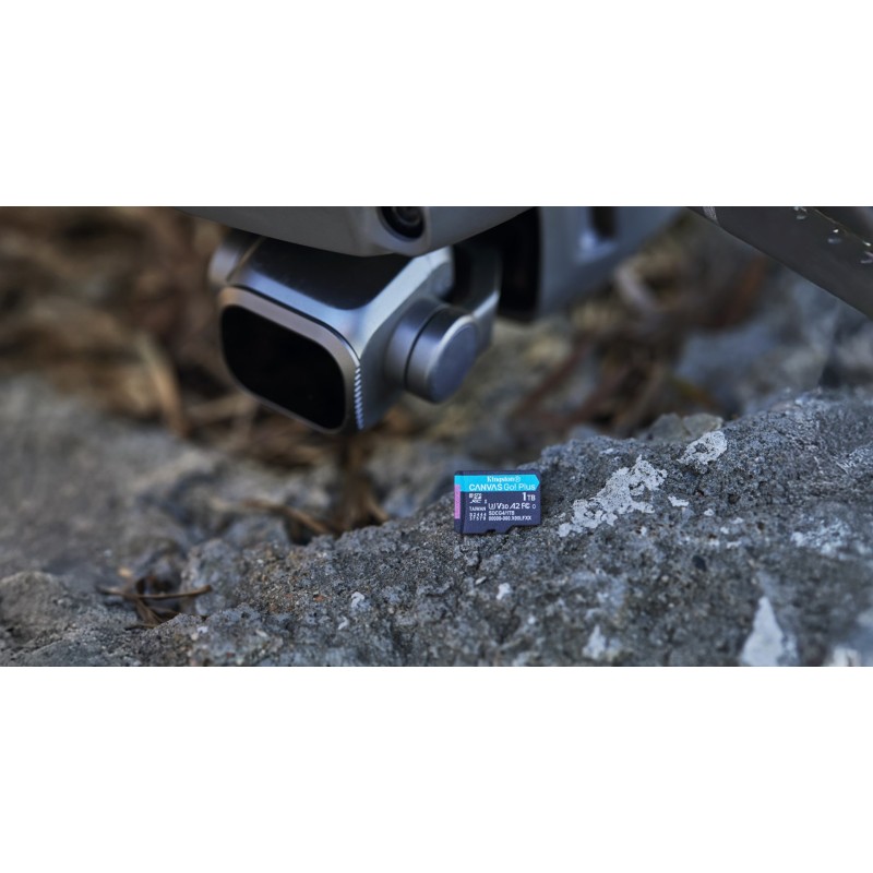 Kingston Technology 1TB microSDXC Canvas Go Plus Gen4 200MB/s A2 U3 V30 Card + Adapter