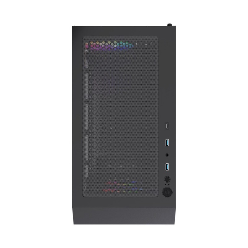 Gembird CCC-FC-900ARGB Gaming computer case Fornax 900, ATX, black Gembird CCC-FC-900ARGB Gaming computer case Fornax 900, ATX, black