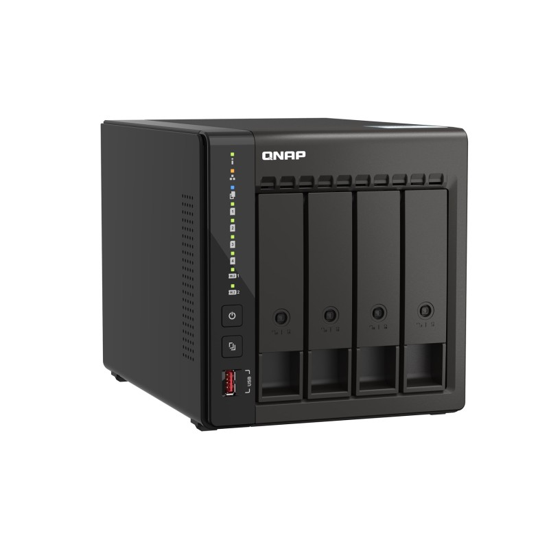 QNAP TS-453E NAS Tower Ethernet LAN Black J6412 QNAP TS-453E NAS Tower Ethernet LAN Black J6412