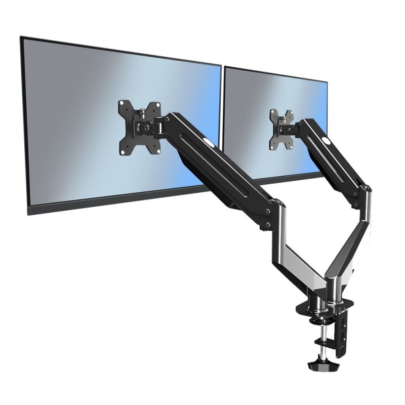 Esperanza ERW020 Gas desk mount for two monitors 17-27‘’ up to 6kg Esperanza ERW020 Gas desk mount for two monitors 17-27‘’ up to 6kg