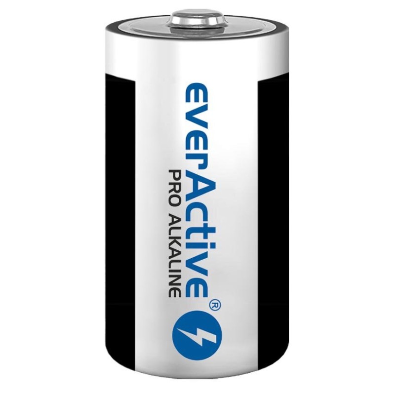 Alkaline batteries everActive Pro Alkaline LR20 D - blister card 2 pieces Alkaline batteries everActive Pro Alkaline LR20 D - blister card 2 pieces