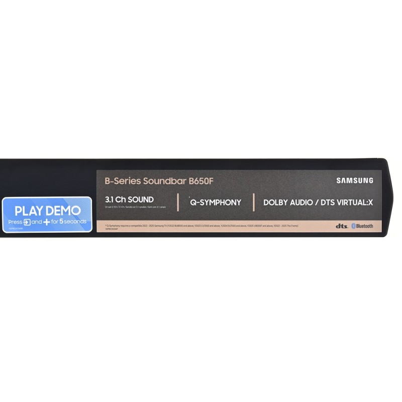 Samsung B650F B-Series 3.1ch Soundbar with Subwoofer (2025) Samsung B650F B-Series 3.1ch Soundbar with Subwoofer (2025)