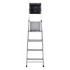 Krause Secury Folding ladder silver