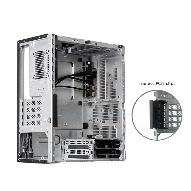 Chieftec Midi Tower BS-20B-OP, Schwarz o.NT Black Chieftec Midi Tower BS-20B-OP, Schwarz o.NT Black