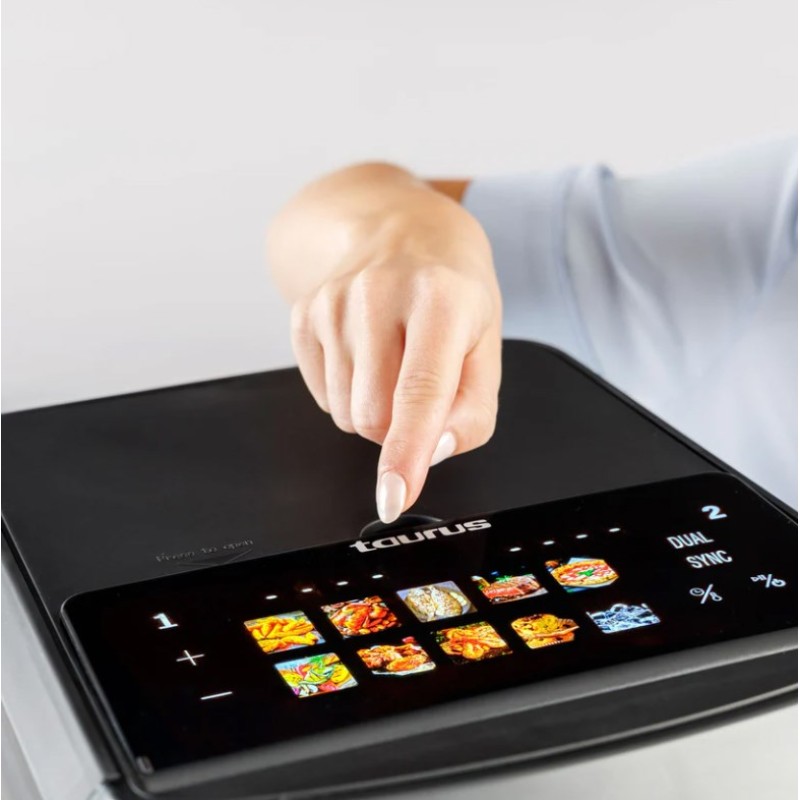 Taurus Air Duo Slim oil-free fryer with two baskets Taurus Air Duo Slim oil-free fryer with two baskets