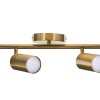 Activejet SPECTRA double gold ceiling wall lamp strip spotlight GU10 for living room