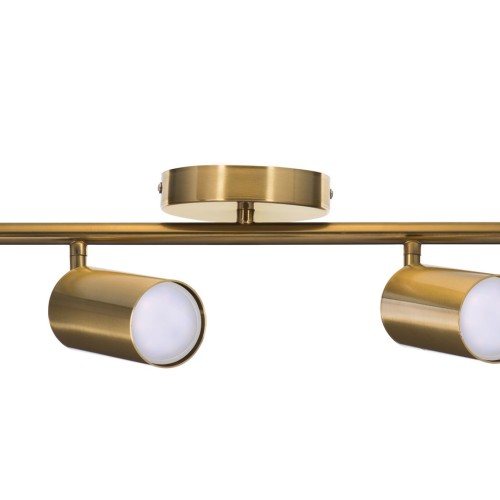 Activejet SPECTRA double gold ceiling wall lamp strip spotlight GU10 for living room Activejet SPECTRA double gold ceiling wall lamp strip spotlight GU10 for living room