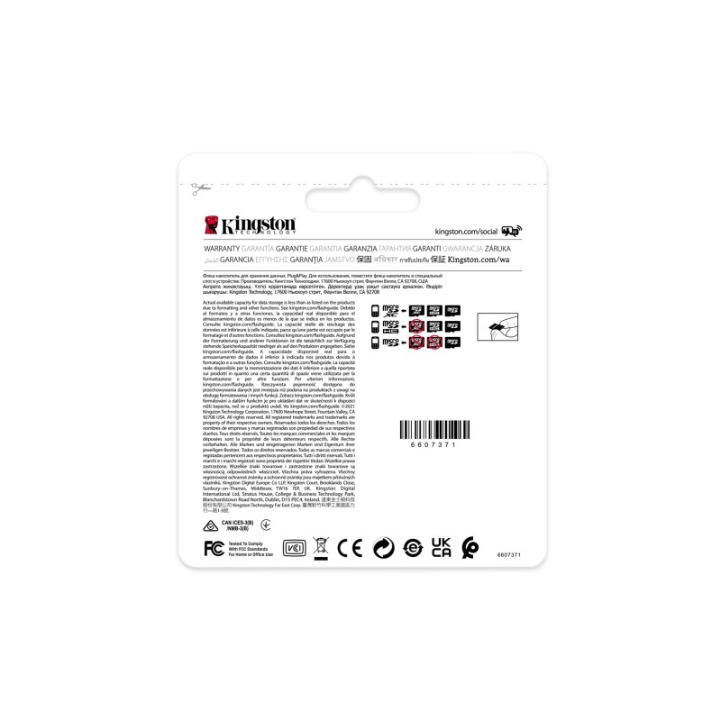 Kingston Technology Industrial 16 GB MicroSDHC UHS-I Class 10