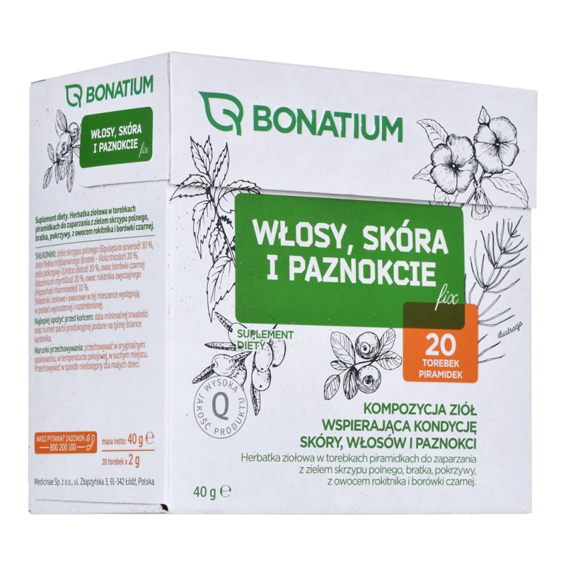 Bonatium Herbal tea Hair, skin and nails Fix 20pcs Bonatium Herbal tea Hair, skin and nails Fix 20pcs