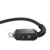 Baseus Unbreakable USB A to iP cable 1 m 5V-2.4A Black