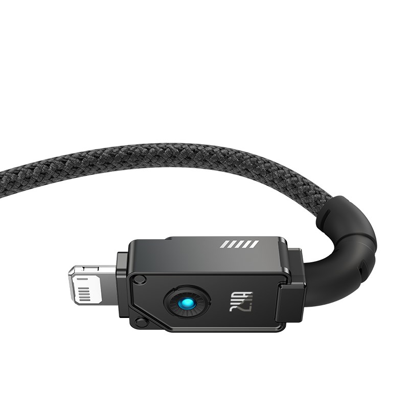 Baseus Unbreakable USB A to iP cable 1 m 5V-2.4A Black Baseus Unbreakable USB A to iP cable 1 m 5V-2.4A Black