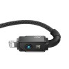 Baseus Unbreakable USB C to iP cable 1 m 20 W Black