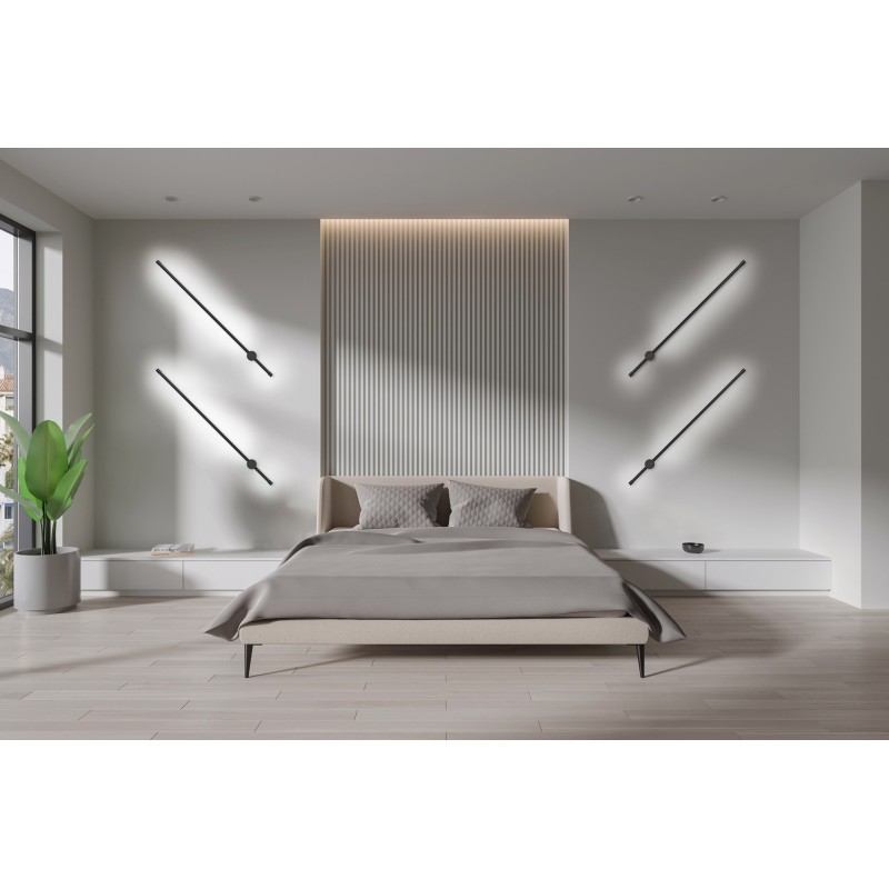 Activejet LED wall lamp AJE-HILTON Black NW Activejet LED wall lamp AJE-HILTON Black NW