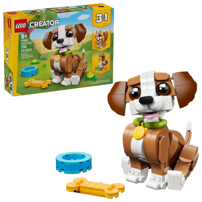 LEGO CREATOR 3 IN 1 31382 Cute Animals: Playful Puppy Dog