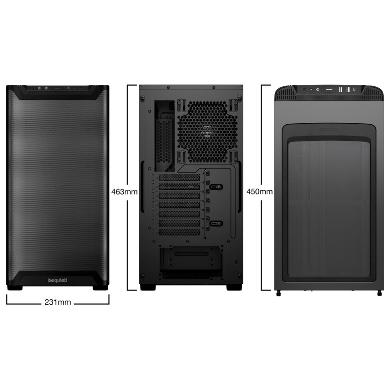 be quiet! PURE BASE 501 Airflow Window Black Midi Tower be quiet! PURE BASE 501 Airflow Window Black Midi Tower