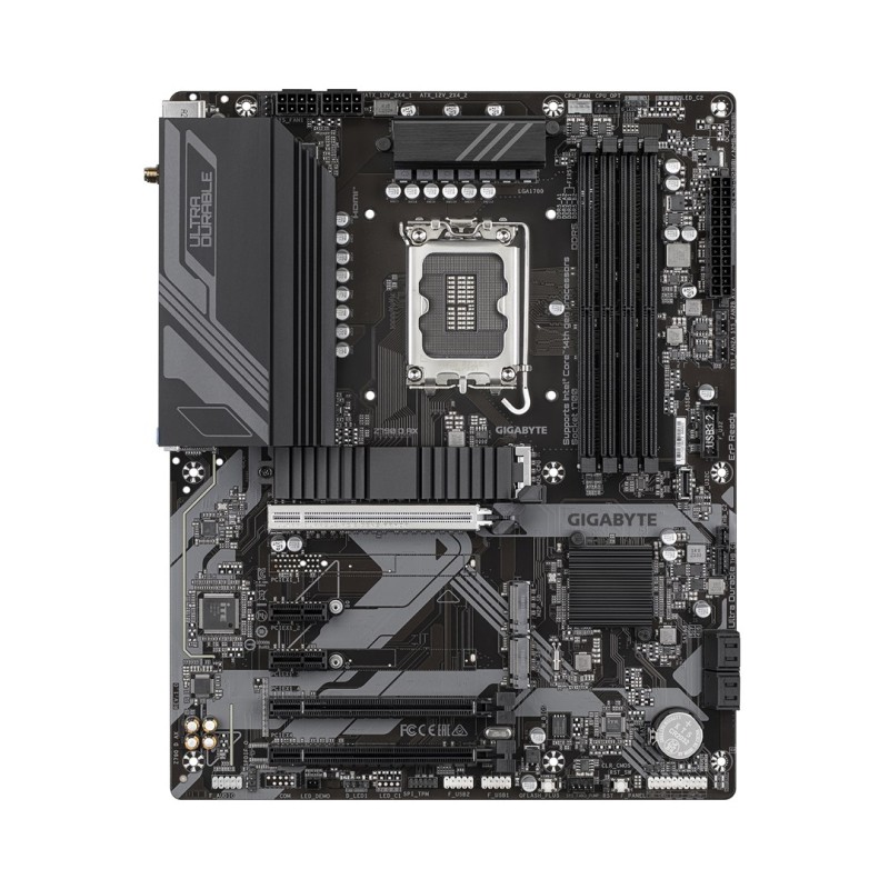 GIGABYTE Z790 D AX Motherboard - Supports Intel Core 14th Gen CPUs, 12+1+1 Phases Digital VRM, up to 7600MHz DDR5 (OC), 3xPCIe 4.0 M.2, Wi-Fi 6E, 2.5GbE LAN, USB 3.2 Gen 2 GIGABYTE Z790 D AX Motherboard - Supports Intel Core 14th Gen CPUs, 12+1+1 Phases Digital VRM, up to 7600MHz DDR5 (OC), 3xPCIe 4.0 M.2, Wi-Fi 6E, 2.5GbE LAN, USB 3.2 Gen 2