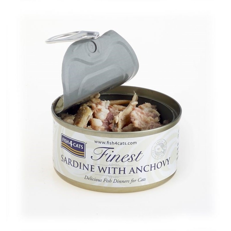 FISH4CATS Sardine with anchovy - wet cat food - 70g FISH4CATS Sardine with anchovy - wet cat food - 70g