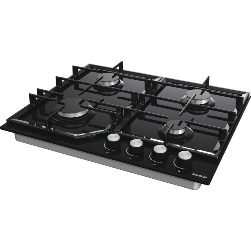 Gorenje GT641KB hob Black Built-in 60 cm Gas 4 zone(s) Gorenje GT641KB hob Black Built-in 60 cm Gas 4 zone(s)