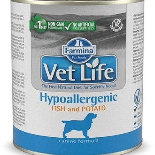Farmina Vet Life Diet DOG Hypoallergenic Fish&Potato 300 g