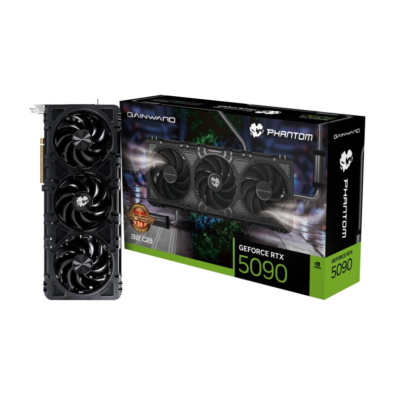 Gainward GeForce RTX 5090 Phantom GS NVIDIA 32 GB GDDR7 Gainward GeForce RTX 5090 Phantom GS NVIDIA 32 GB GDDR7