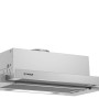Bosch Serie 4 DFT63AC50 cooker hood Semi built-in (pull out) Silver 360 m³/h D