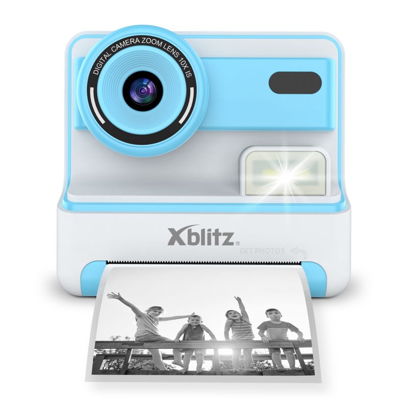 FLASH BLUE INSTANT CAMERA WITH THERMAL PRINTER FOR CHILDREN FLASH BLUE INSTANT CAMERA WITH THERMAL PRINTER FOR CHILDREN