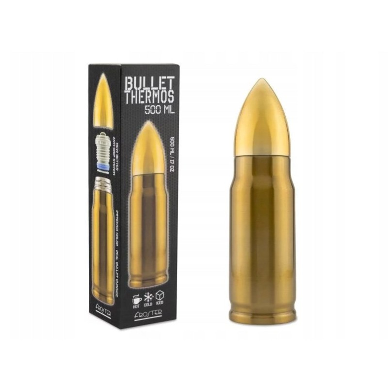 Termos Bullet Brass nabój 500 ml Termos Bullet Brass nabój 500 ml
