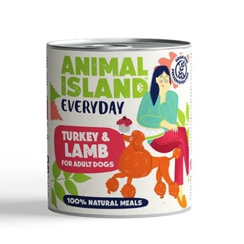 ANIMAL ISLAND Everyday Turkey and lamb - wet dog food - 800g ANIMAL ISLAND Everyday Turkey and lamb - wet dog food - 800g