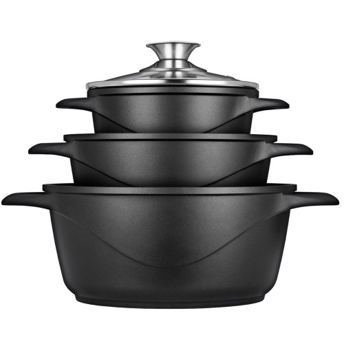 Smile MGK-18 soup pot Black Aluminium Smile MGK-18 soup pot Black Aluminium