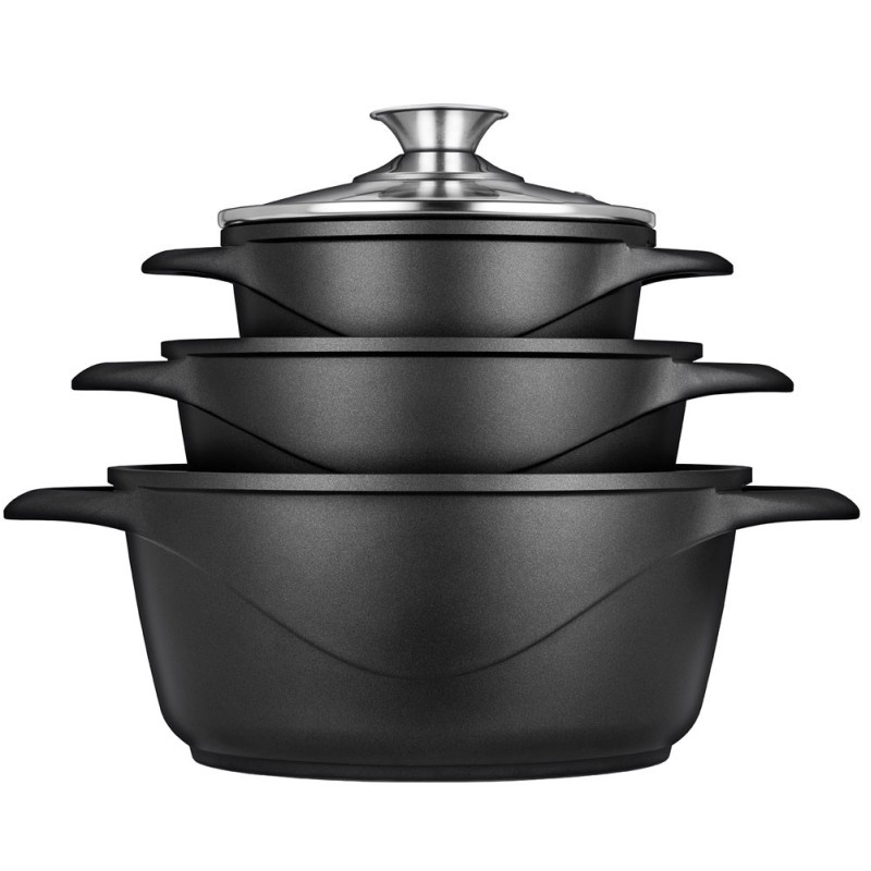 Smile MGK-18 soup pot Black Aluminium