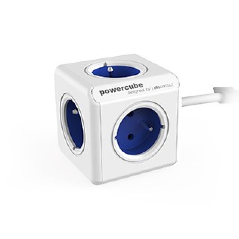 Allocacoc PowerCube Extended Type E power extension 1.5 m 5 AC outlet(s) Indoor Blue Allocacoc PowerCube Extended Type E power extension 1.5 m 5 AC outlet(s) Indoor Blue
