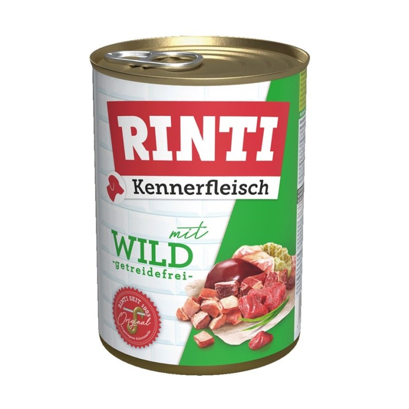 RINTI Kennerfleisch Venison - wet dog food - 400g