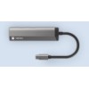 NATEC Fowler Slim Wired USB 3.2 Gen 1 (3.1 Gen 1) Type-C Black, Chrome