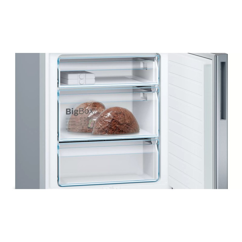 Bosch Serie 6 KGE49AICA fridge-freezer Freestanding 419 L C Stainless steel Bosch Serie 6 KGE49AICA fridge-freezer Freestanding 419 L C Stainless steel