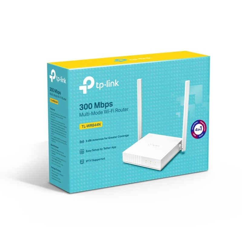 WIRELESS ROUTER TP-LINK TL-WR844N WIRELESS ROUTER TP-LINK TL-WR844N